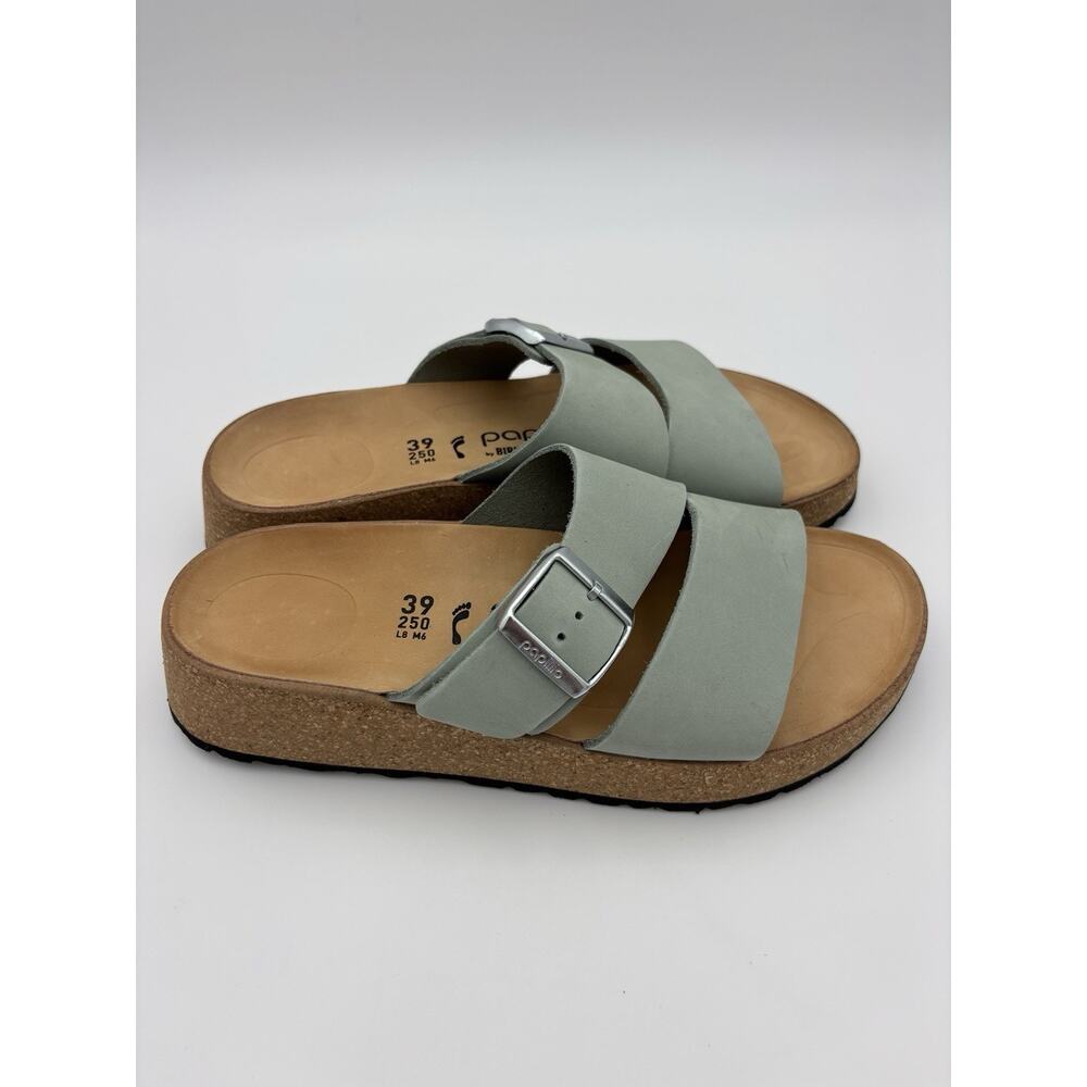 Papillio by Birkenstock Almina Platform Two Strap Sandal Blue Size 39 Narrow / 8 - Picture 6 of 14